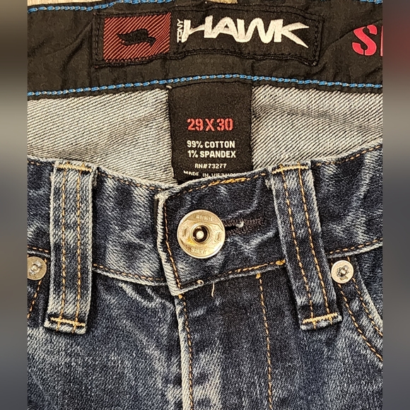 Tony Hawk medium wash shiny jeans, size 29 x 30 - Picture 4 of 5